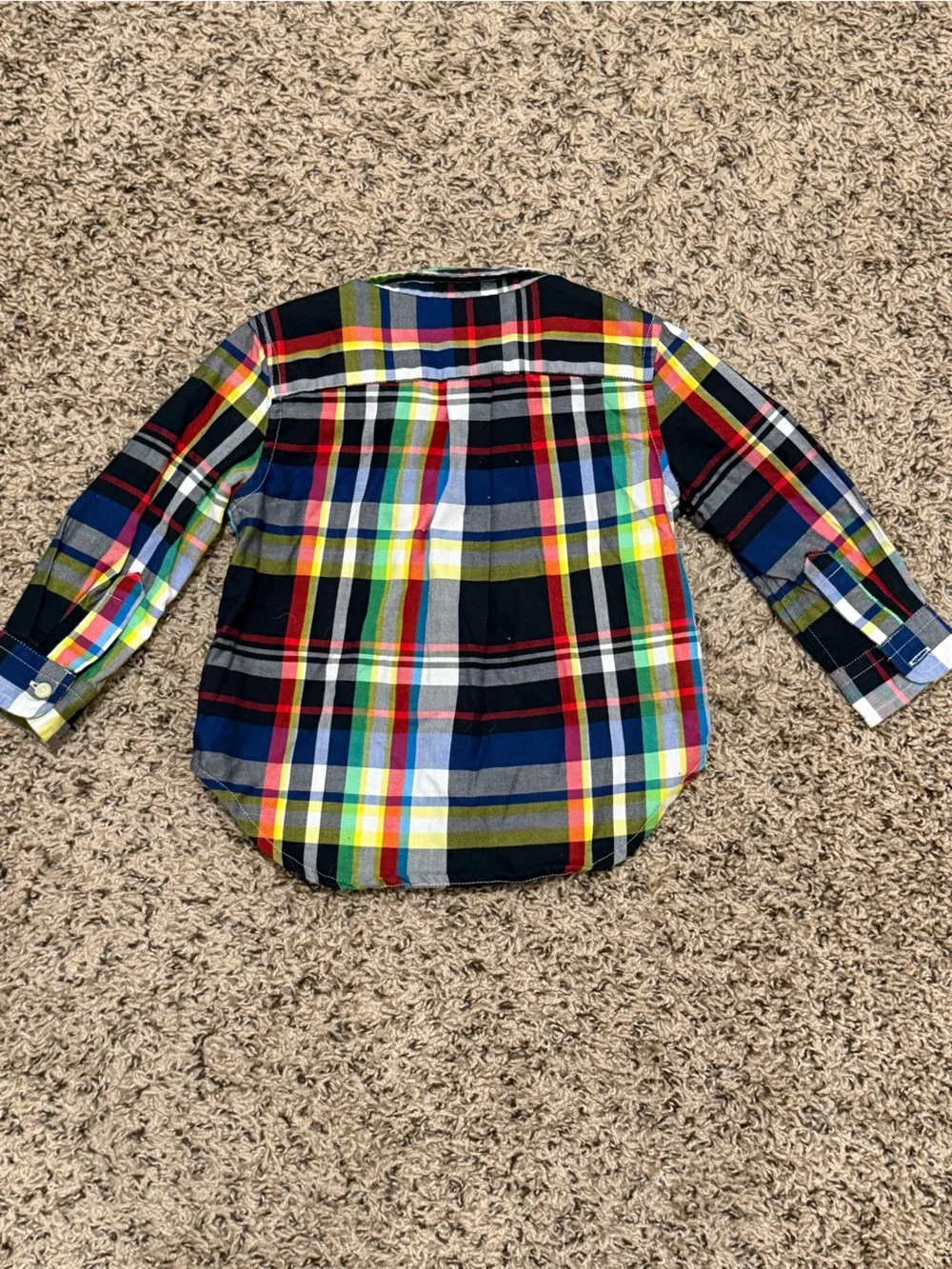 Ralph Lauren Boys Multicolor Plaid Button-Down Shirt